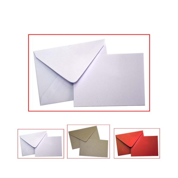 EN-E1.0020 - SOBRES+TARJETAS BLANCAS 6*8 (100u)