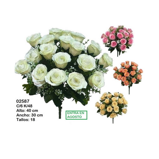 MP-02587-XX - RAMO DE ROSAS X18