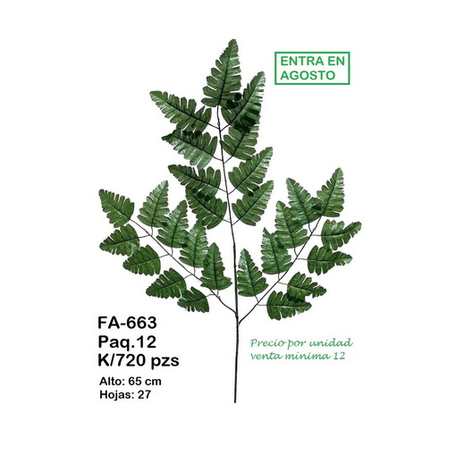 MP-FA-663 - RAMA HELECHO EXTRA X27H